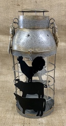 Farm Animal Candle Holder/Lantern from Clark Flower and Gift Shop in Clark, SD