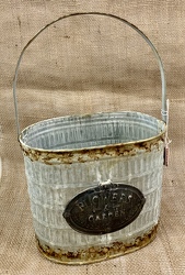 Oval Pail from Clark Flower and Gift Shop in Clark, SD