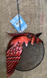 Red Cardinal Bird Feeder from Clark Flower and Gift Shop in Clark, SD