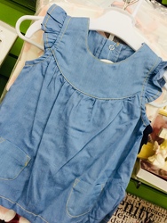 Denim Dress & Diaper Cover from Clark Flower and Gift Shop in Clark, SD