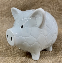 Classic Piggy Bank Blue from Clark Flower and Gift Shop in Clark, SD