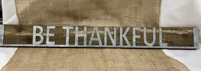 Be Thankful Sign from Clark Flower and Gift Shop in Clark, SD