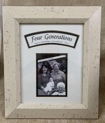Four Generations Photo Frame from Clark Flower and Gift Shop in Clark, SD