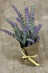 Faux Lavender Plant from Clark Flower and Gift Shop in Clark, SD