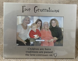 Five Generations Photo Frame from Clark Flower and Gift Shop in Clark, SD