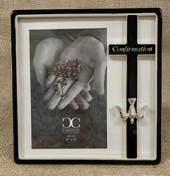 Confirmation Photo Frame with Cross from Clark Flower and Gift Shop in Clark, SD