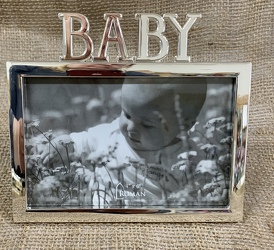 Silver Baby Photo Frame from Clark Flower and Gift Shop in Clark, SD