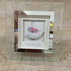Thank you Glass Sentiments  from Clark Flower and Gift Shop in Clark, SD