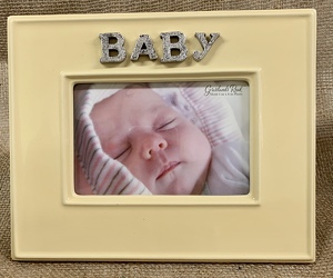 Baby Photo Frame Yellow from Clark Flower and Gift Shop in Clark, SD