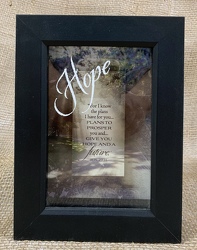 Hope For I know.. Shadow Box from Clark Flower and Gift Shop in Clark, SD
