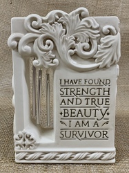 Survivor Windchime from Clark Flower and Gift Shop in Clark, SD