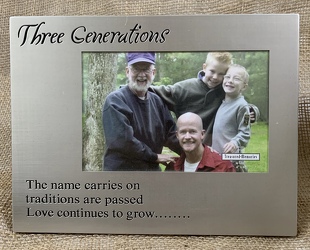 Three Generations Photo Frame from Clark Flower and Gift Shop in Clark, SD