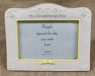 My Christening Day Photo Frame from Clark Flower and Gift Shop in Clark, SD