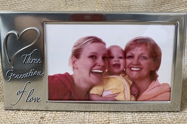 Three Generations of love Photo Frame from Clark Flower and Gift Shop in Clark, SD