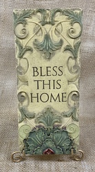 Bless This Home Plaque with Easel from Clark Flower and Gift Shop in Clark, SD