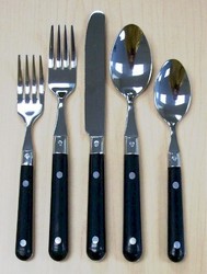Ginkgo Le Prix Black Stainless Flatware from Clark Flower and Gift Shop in Clark, SD