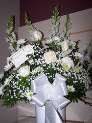 White Blooms from Clark Flower and Gift Shop in Clark, SD