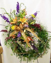 Nature's Beauty Wreath from Clark Flower and Gift Shop in Clark, SD