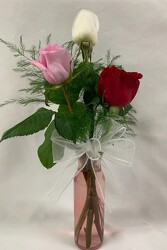 Rose Trio from Clark Flower and Gift Shop in Clark, SD