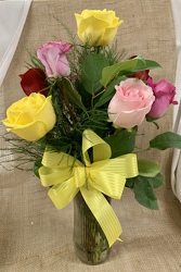 Dozen Mixed Roses from Clark Flower and Gift Shop in Clark, SD