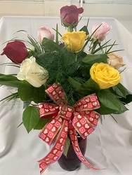 A Dozen Roses from Clark Flower and Gift Shop in Clark, SD